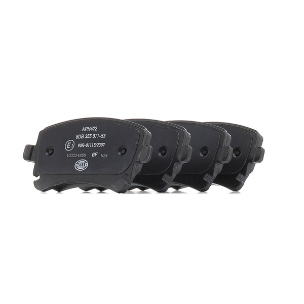 Kupte si levné originální Sada brzdových destiček, kotoučová brzda 8DB 355 011-531 porovnatelné s 7E0698451D OEM čísly online