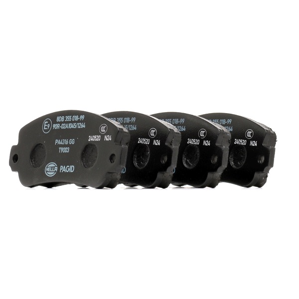 Acquista online Kit pastiglie freni 8DB 355 018-991 originale a buon mercato, comparabile con i numeri OEM 0792589