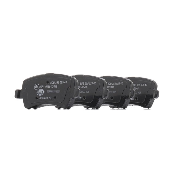HELLA Zavorne ploščice 8DB 355 025-401
