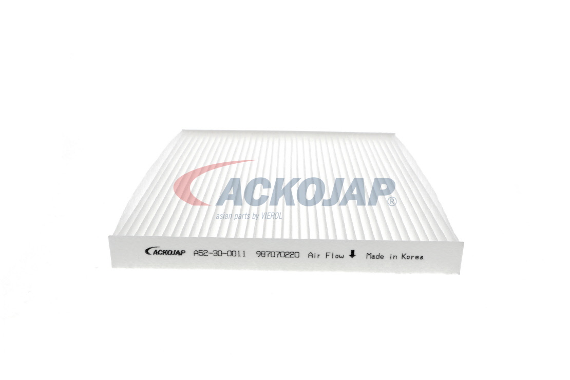 OEM Filtro habitáculo KIA Cerato Hatchback (YD) 2025 087901E000A, 087902H000A, 971331E000 ACKOJA