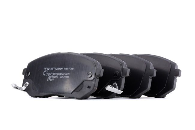 Compre Juego de pastillas de freno B111287 original asequible comparable con números OEM online 581010ZA00