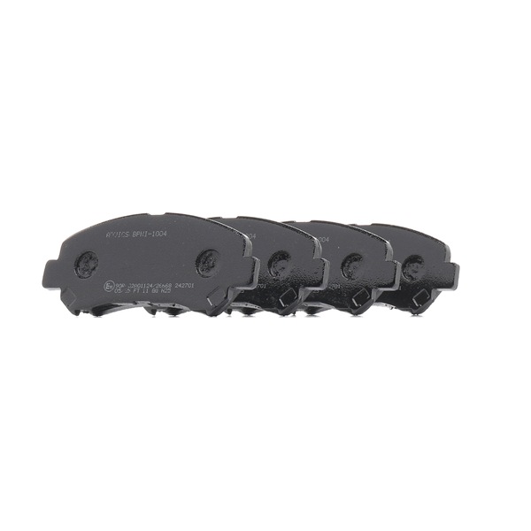 Kupte si levné originální Sada brzdových destiček, kotoučová brzda BPNI-1004 porovnatelné s D10609N00A OEM čísly online