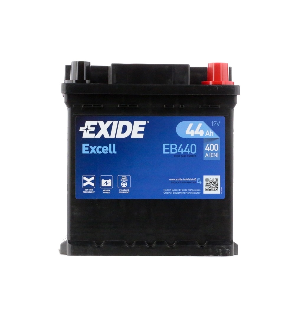 Įsigykite EXIDE Starterio akumuliatorius Prekės Nr.: EB440 už žemiausią 84,55 € kainą