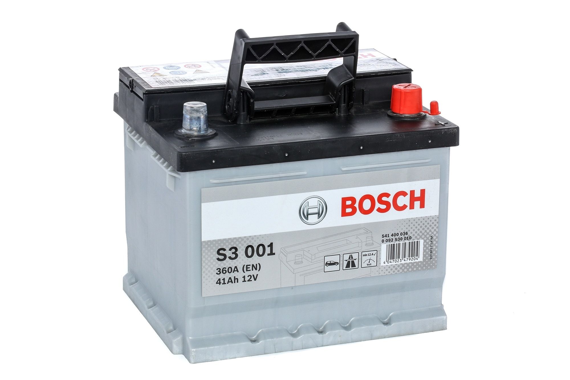 Køb BOSCH Starterbatteri Produktnummer.: 0 092 S30 010 til den lave pris af 594,11 kr.
