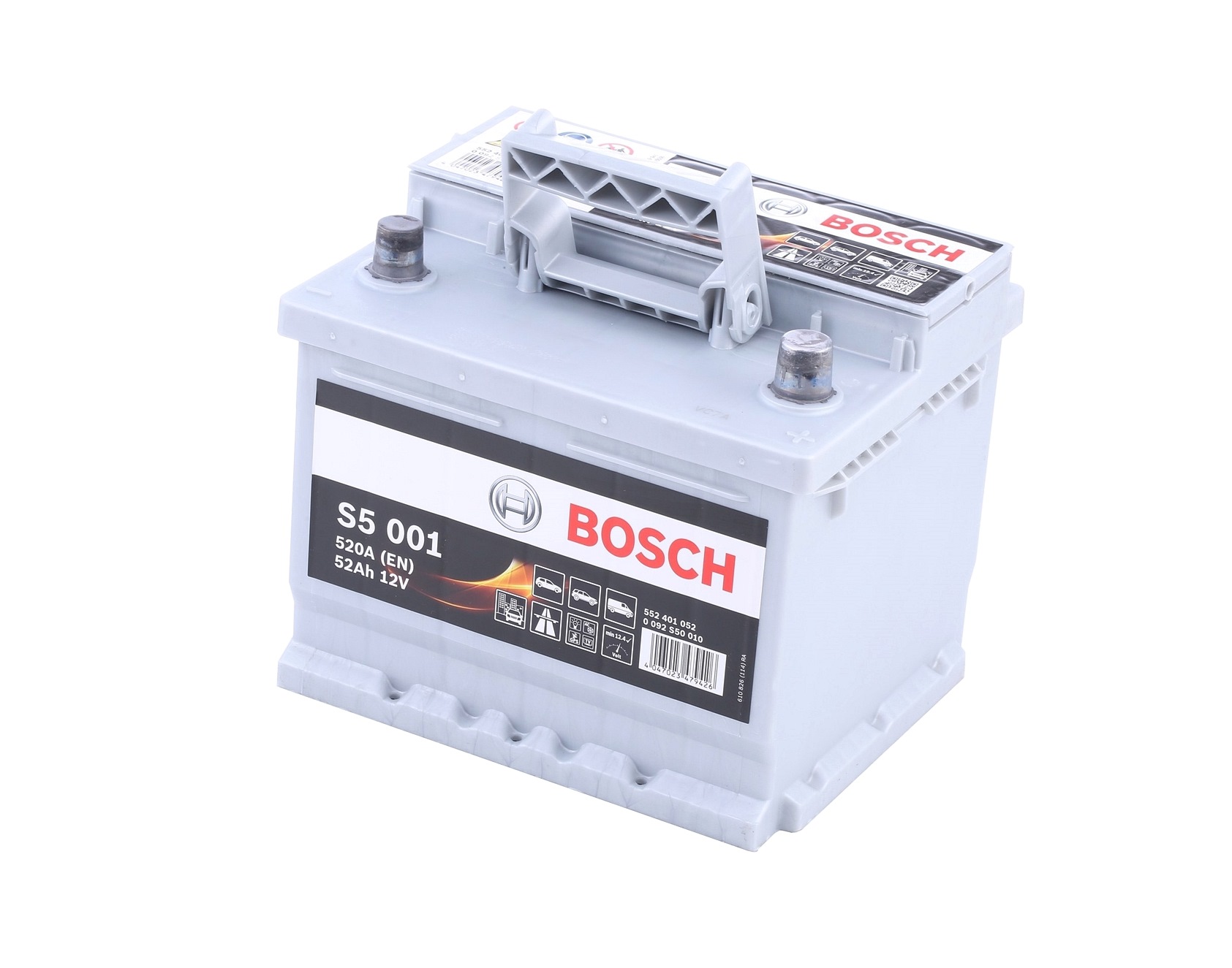 Køb BOSCH Starterbatteri Produktnummer.: 0 092 S50 010 til den lave pris af 885,04 kr.