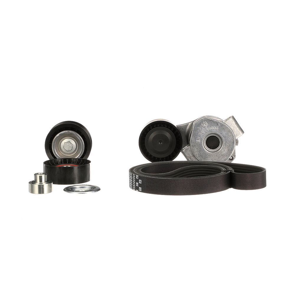 Cumpărați Set curea transmisie cu caneluri de la GATES Număr produs: K166PK1640 la prețul de doar 515,12 lei