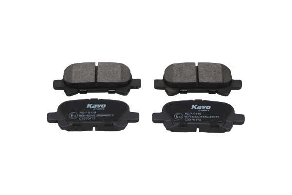 Köp KAVO PARTS Bromsbelägg Produktnummer: KBP-9119 till det förmånliga priset av 332,64 kr