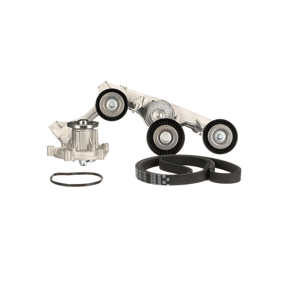 Köp billiga original Vattenpump + drivremssats KP25PK1765 jämförbara med 5PK1765 OEM nummer på nätet