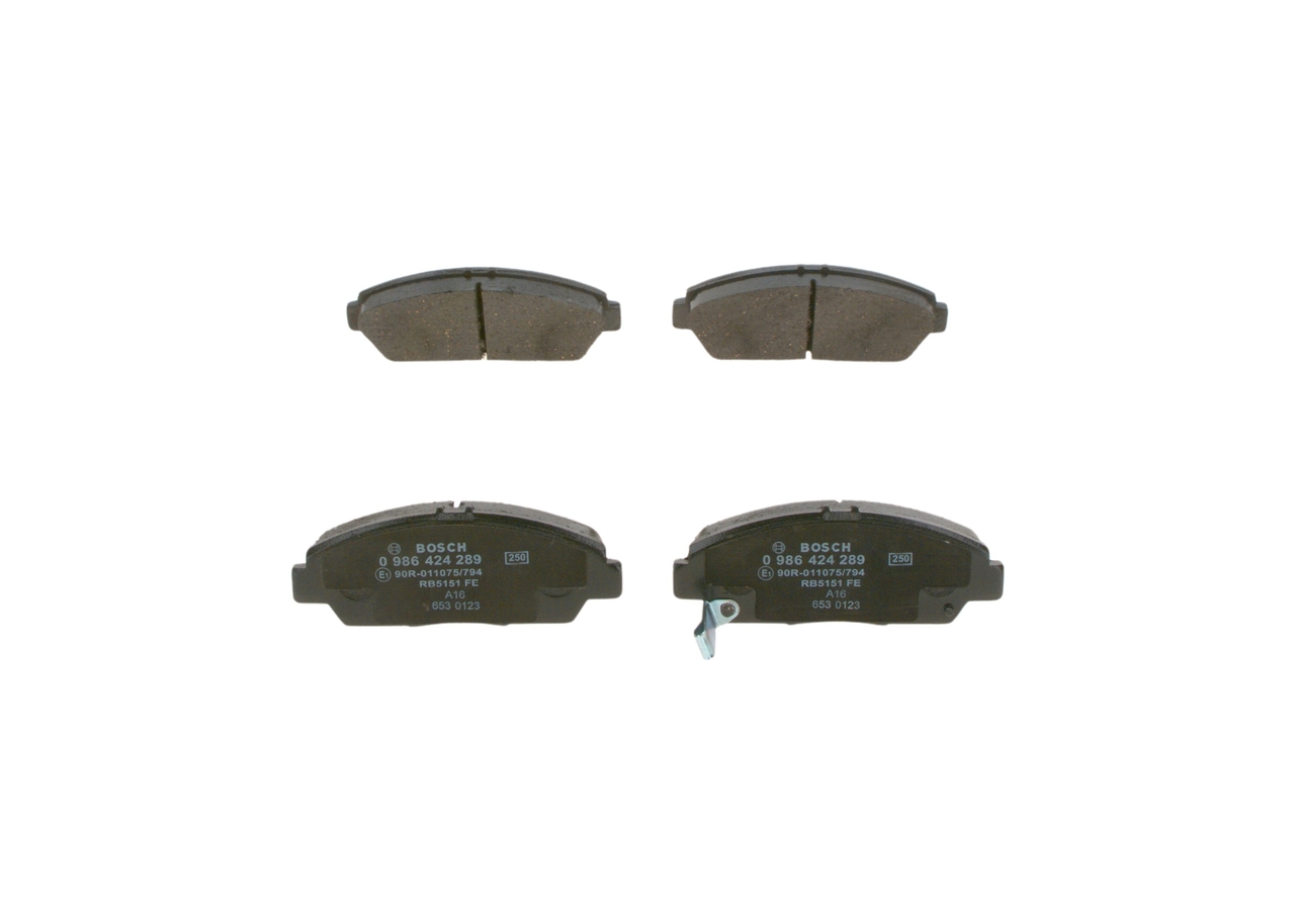 Köp billiga original Bromsbelägg 0 986 424 289 jämförbara med 45022SE0G10 OEM nummer på nätet
