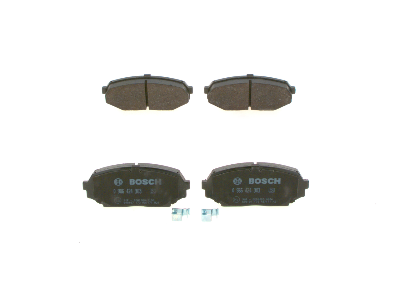 OEM Set plăcuțe de frână, frână cu disc Mazda mx-5 na 1994 N0Y13328ZA, NAY03323ZA, NAY03323ZB BOSCH
