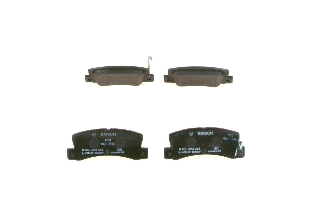 Originale TOYOTA HARRIER Bremsbeläge 0446532010, 0446612010, 0446612020 von BOSCH - Reduzierte Konditionen