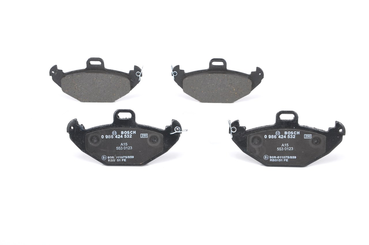 Köp billiga original Bromsbelägg 0 986 424 532 jämförbara med 7701205491 OEM nummer på nätet