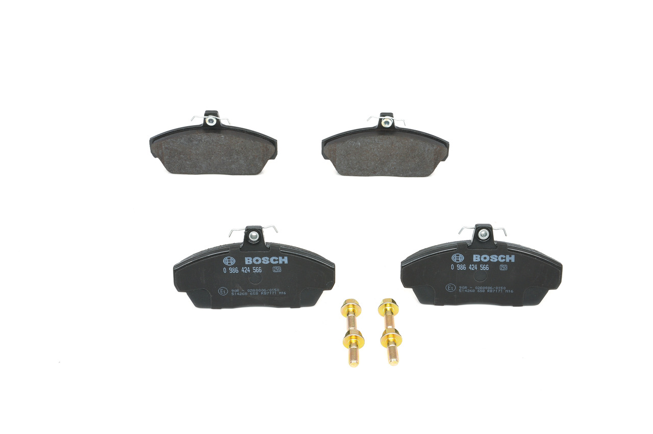 Įsigykite nebrangią originalią Stabdžių kaladėlės 0 986 424 566. sulyginama su SFP100360 OEM numeriais internetu