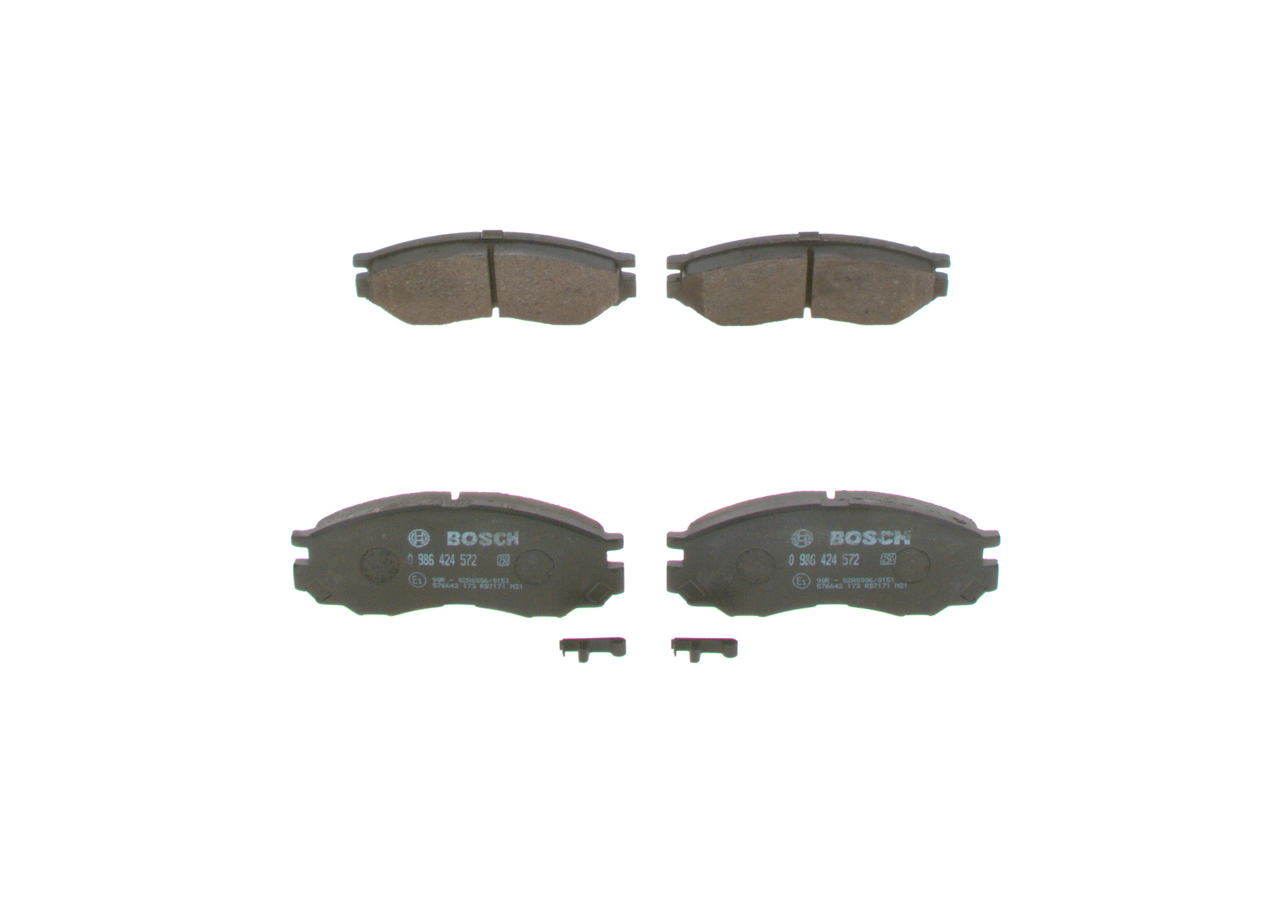 OE Bremssteine MITSUBISHI L 400 2004 AY040MT008, DBP511119, MN102609 von BOSCH