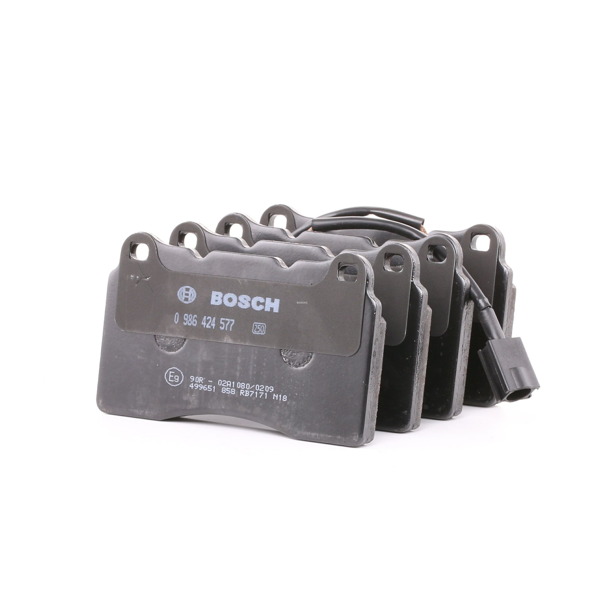 Köp BOSCH Bromsbelägg Produktnummer: 0 986 424 577 till det förmånliga priset av 519,36 kr
