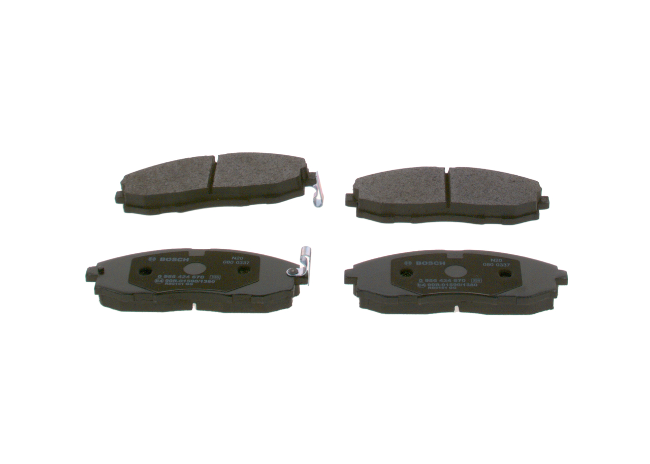 OEM Placute frana Hyundai H1 Starex 2006 581014AA00, 581014AA10, 581014AA11 BOSCH