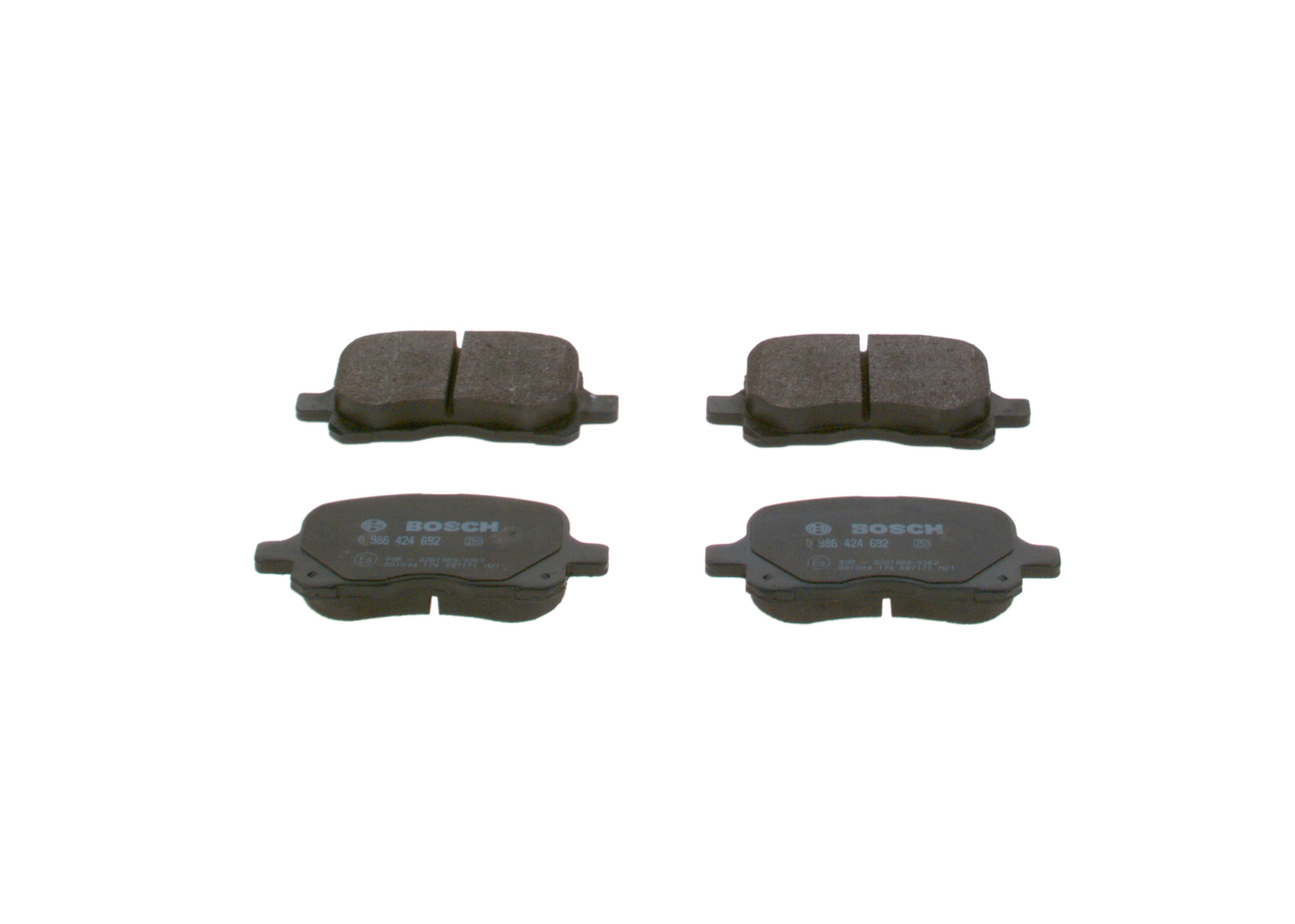 Acquista online Kit pastiglie freni 0 986 424 692 originale a buon mercato, comparabile con i numeri OEM 0446502010