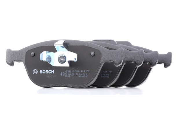 Ford Fiesta Mk5 2010 Set of brake pads BOSCH OEM 1355950, 1360303, 1763678