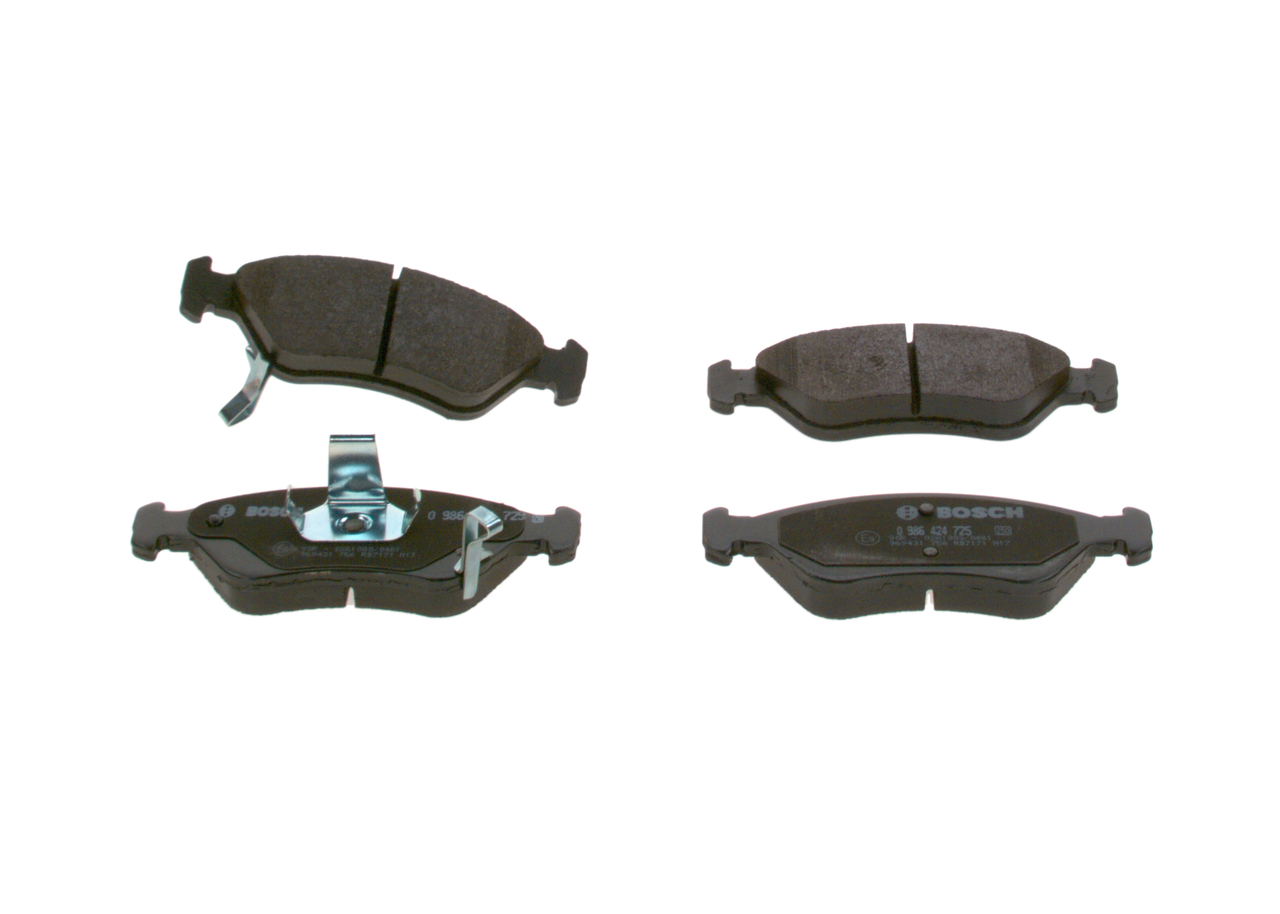 Köp billiga original Bromsbelägg 0 986 424 725 jämförbara med 0K9A03328Z OEM nummer på nätet
