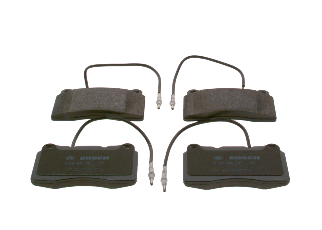 Köp billiga original Bromsbelägg 0 986 424 738 jämförbara med 9404254608 OEM nummer på nätet