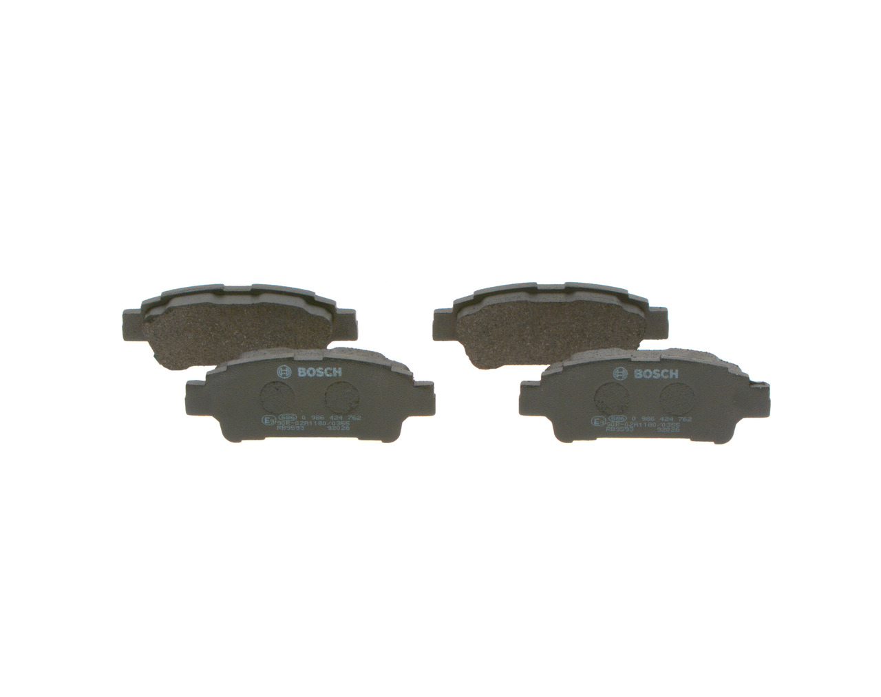 OE TOYOTA ISIS Jarrupalat, levyjarru 0446028040, 0446628030, 0446628040 BOSCH - alennettuun hintaan
