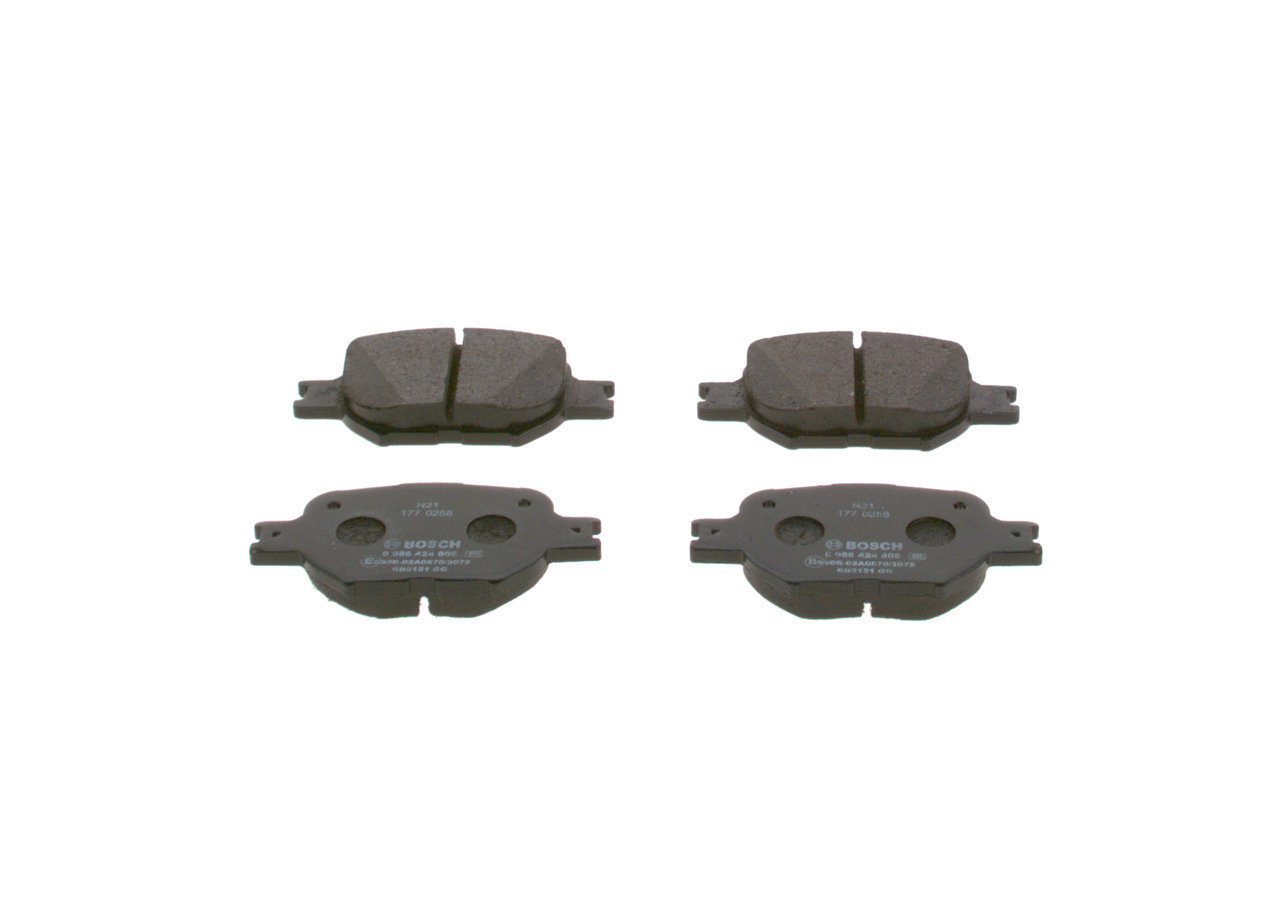 OE TOYOTA MARK II Jarrupalat, levyjarru 0446502380, 0446513030, 0446520500 BOSCH - alennettuun hintaan