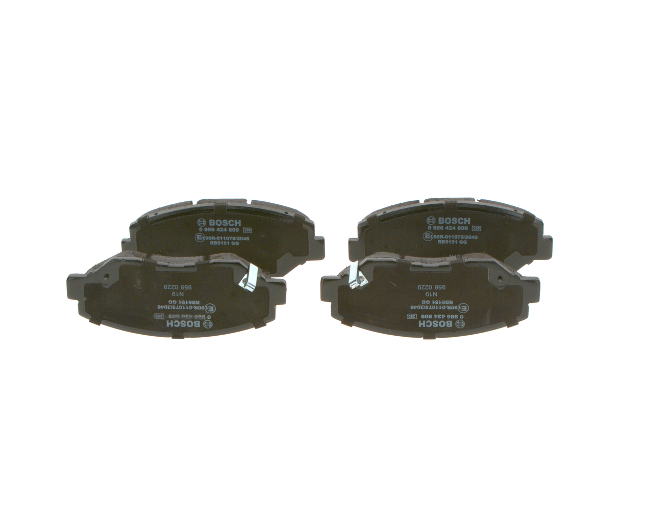 Įsigykite nebrangią originalią Stabdžių kaladėlės 0 986 424 809. sulyginama su 45022SDCA00 OEM numeriais internetu