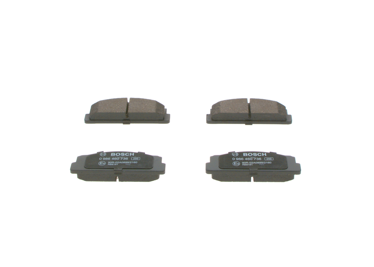 Originale FIAT 125 Bremsbeläge 030633, 039532, 039533 von BOSCH - Reduzierte Konditionen