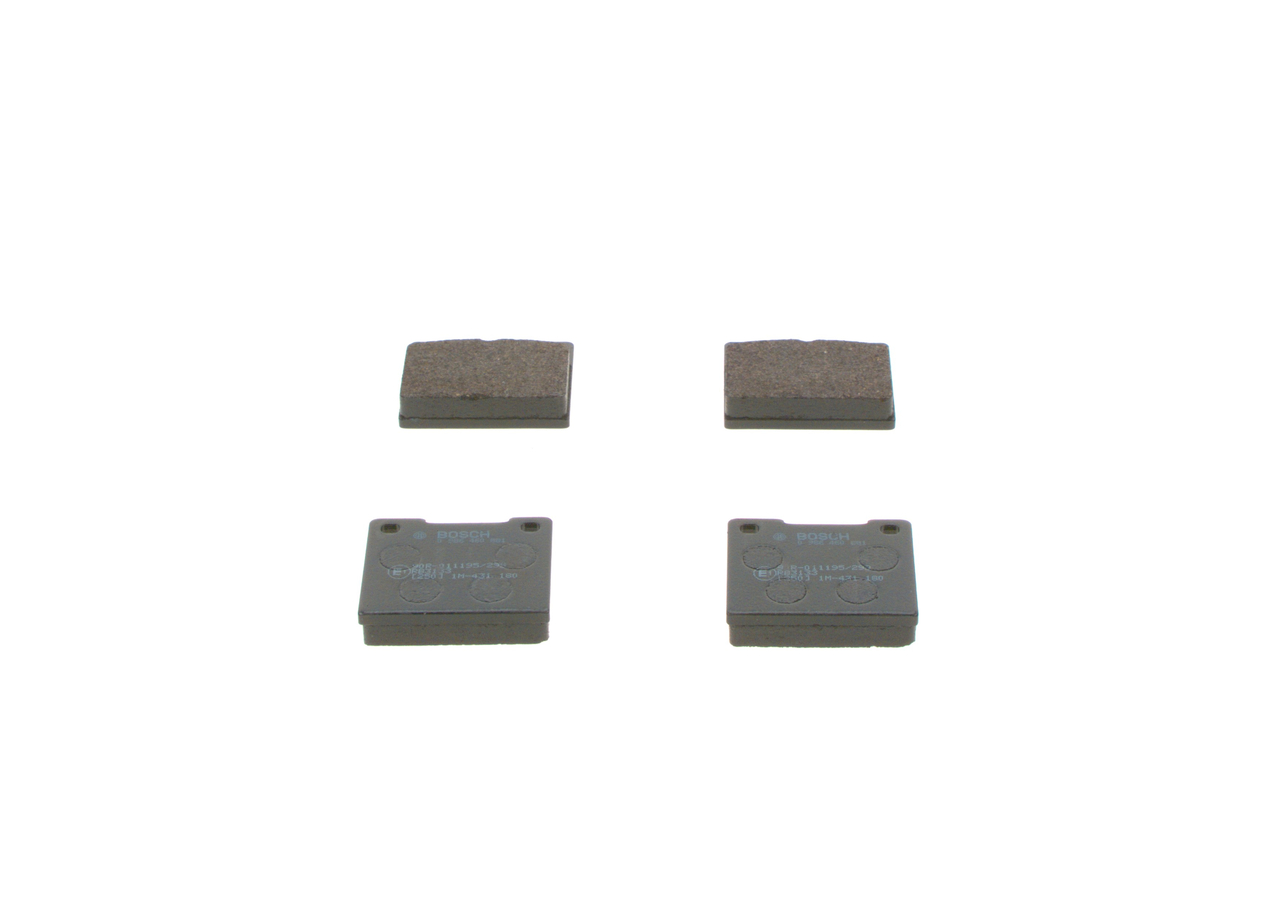 OE VOLVO 140 Pastilhas de travão 1424023, 145319, 1487400 da BOSCH - a preços reduzidos