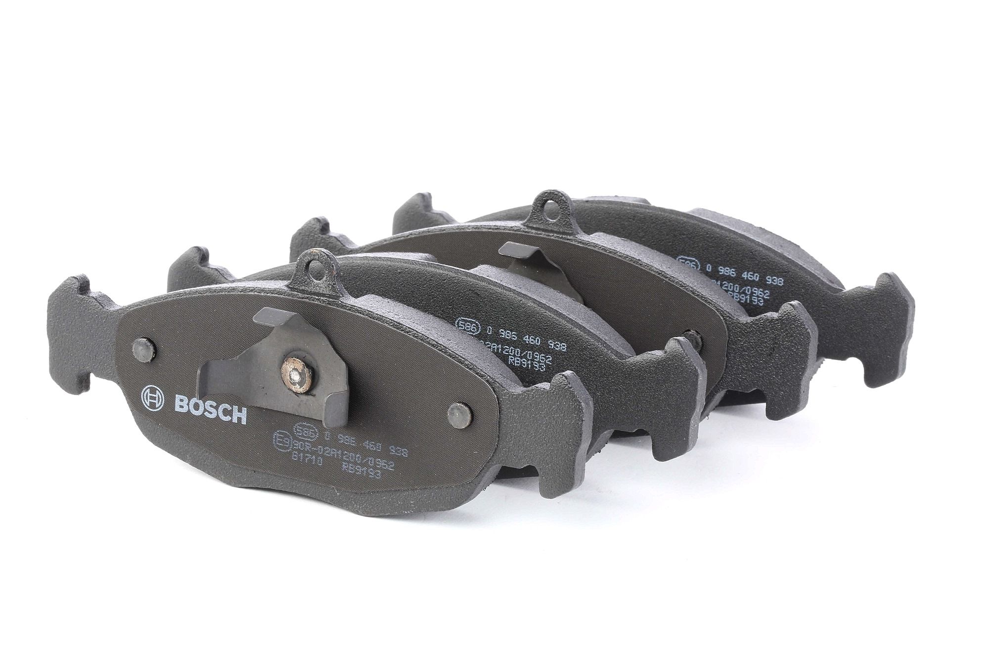 Compre BOSCH Pastilhas de travão Produto No.: 0 986 460 938 a preços baixos de 18,47 €