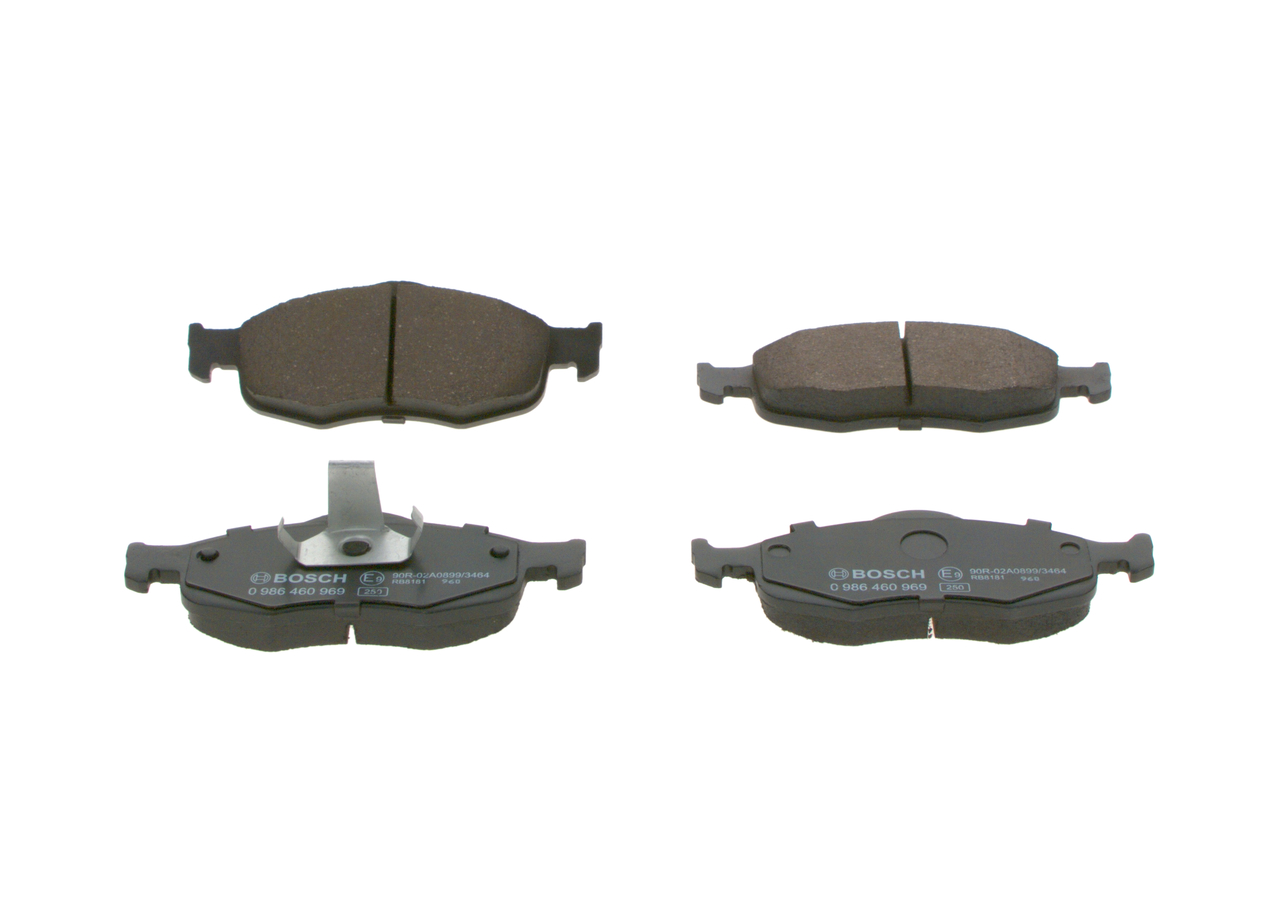 Acquista online Kit pastiglie freni 0 986 460 969 originale a buon mercato, comparabile con i numeri OEM 93BB2K021EB
