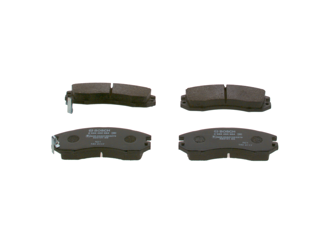 OEM Juego de pastillas de freno SUBARU 2.0 (BC4) 116 CV Gasolina 26290AA000 de BOSCH online a precios inmejorables