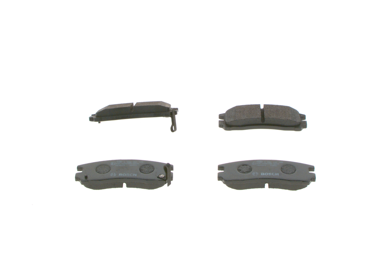 OE MITSUBISHI SIGMA 1993 Set of brake pads 58302M2A00, MB407659, MB534653 from BOSCH