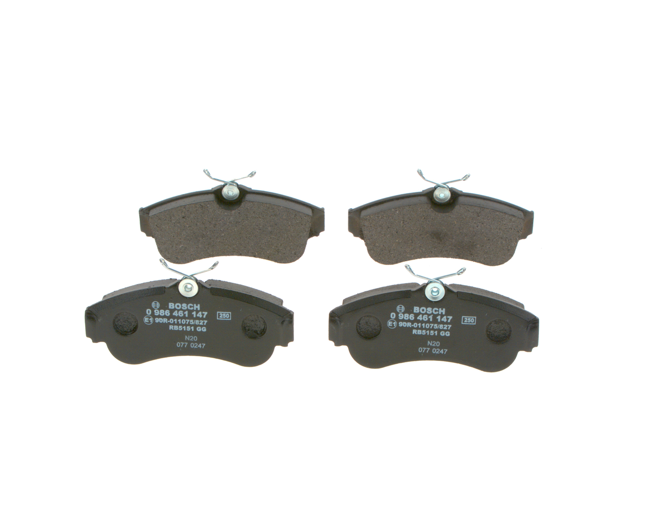 OEM Plăcuța de frână Nissan Almera n16 2020 410602F025, 410602F026, 410602F027 BOSCH
