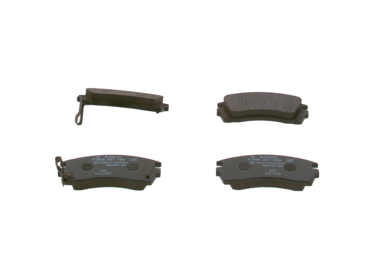 Köp billiga original Bromsbelägg 0 986 461 760 jämförbara med 4106058Y85 OEM nummer på nätet