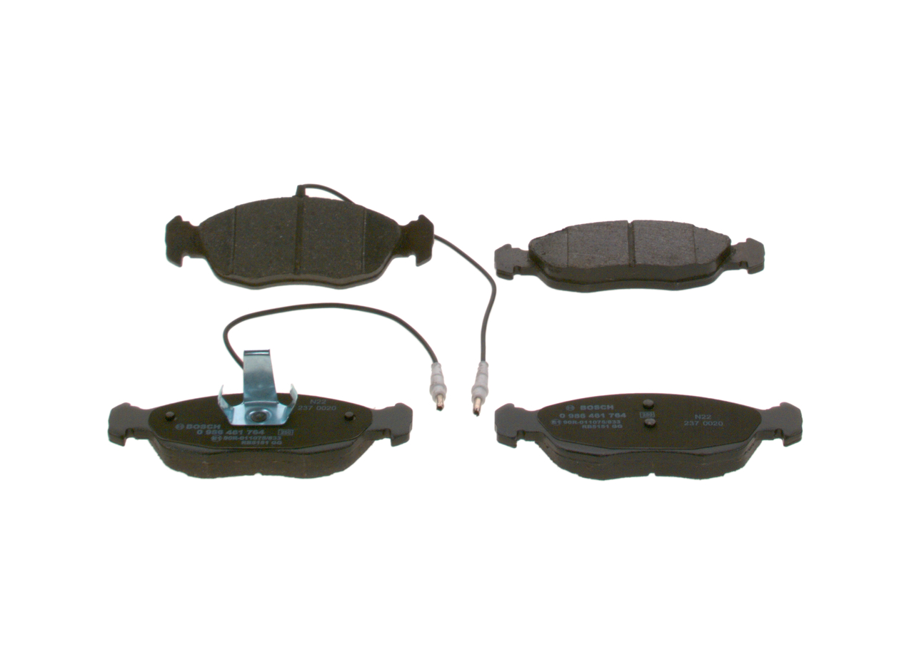Acquista online Kit pastiglie freni 0 986 461 764 originale a buon mercato, comparabile con i numeri OEM D1483