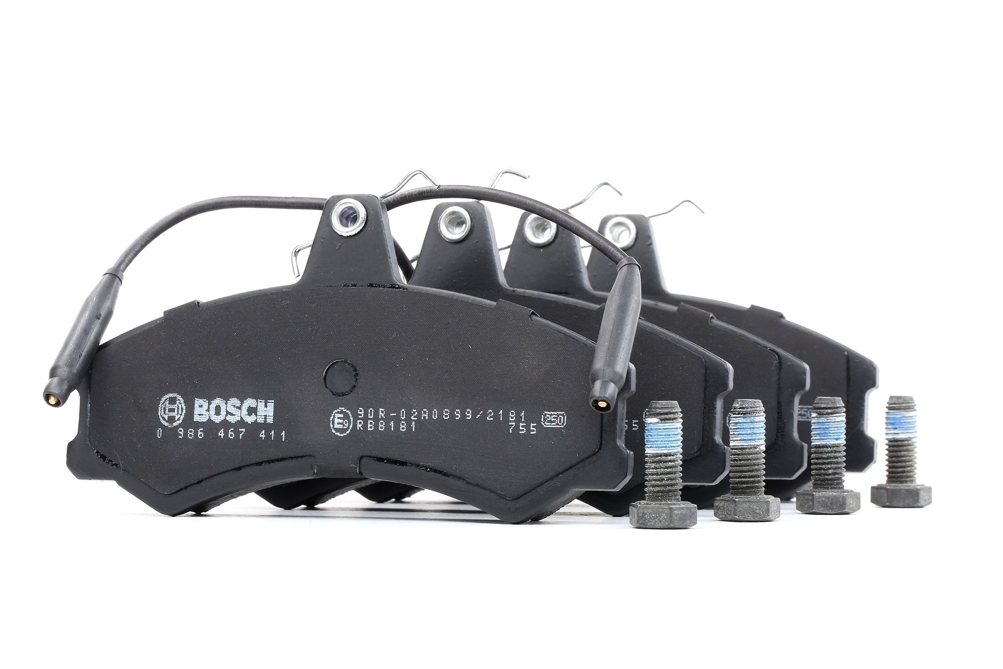 Köp BOSCH Bromsbelägg Produktnummer: 0 986 467 411 till det förmånliga priset av 438,44 kr