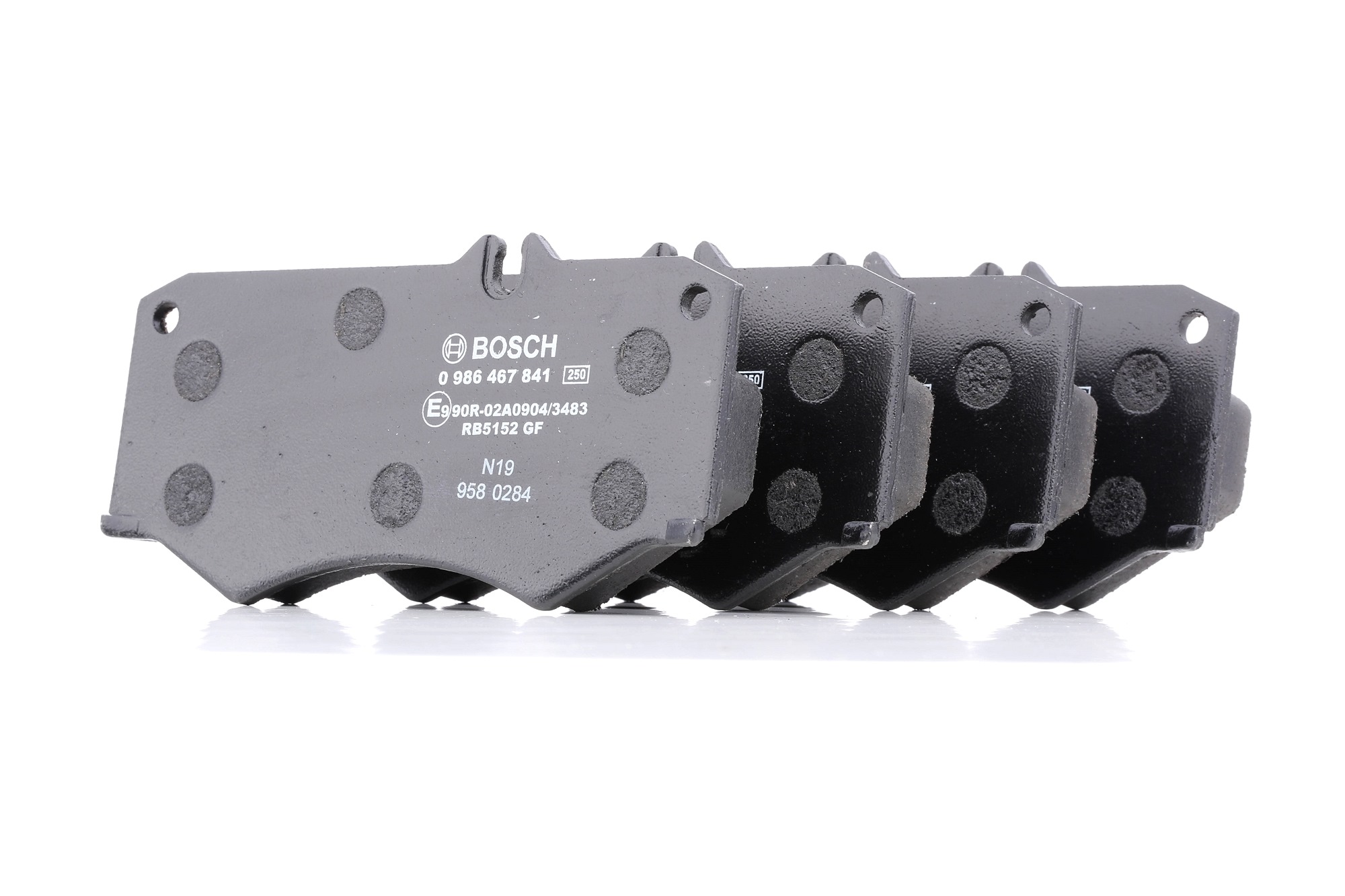 Cumpărați Plăcuțe de frână de la BOSCH Număr produs: 0 986 467 841 la prețul de doar 144,13 lei