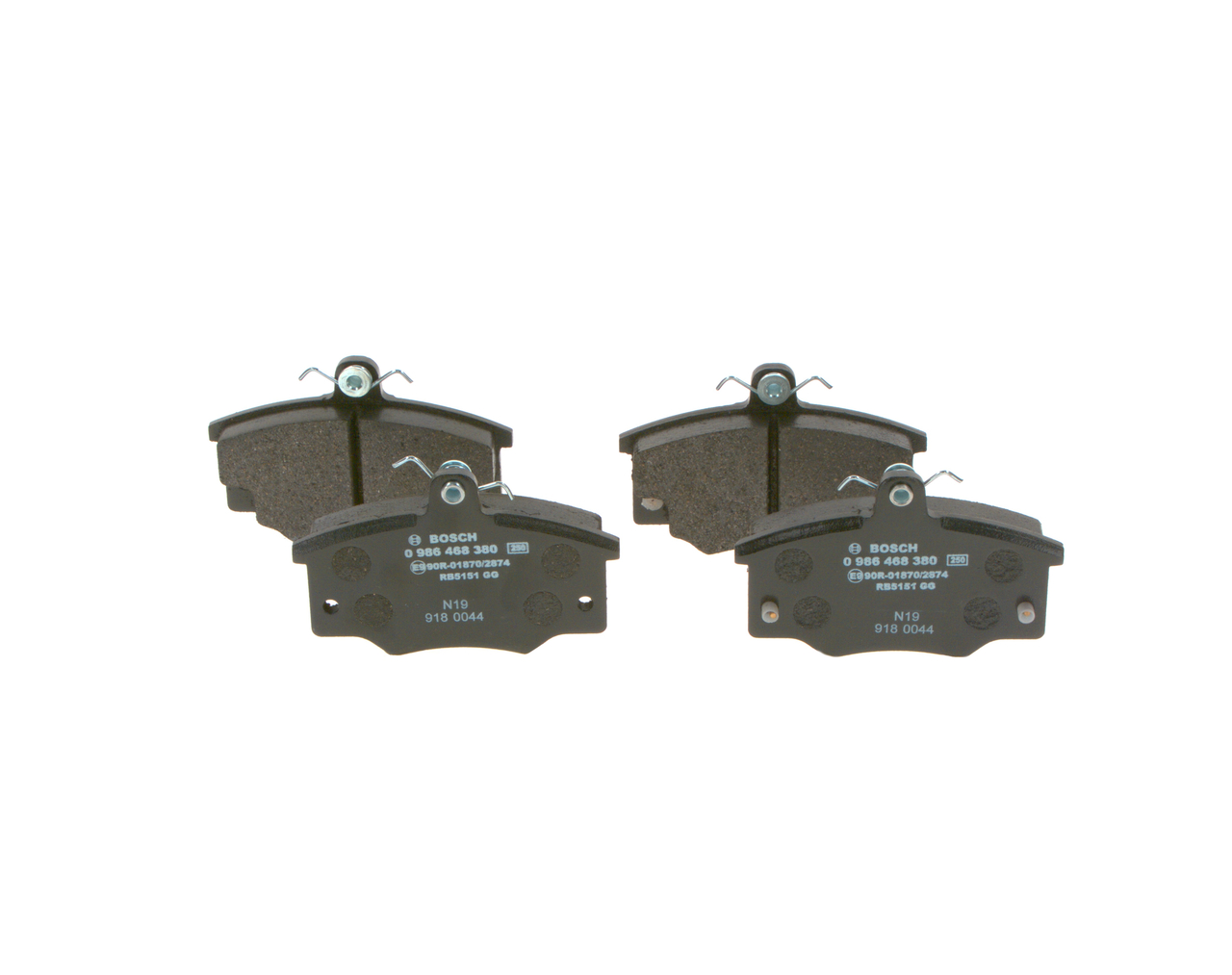 BOSCH 0 986 468 380 Plaquettes de frein
