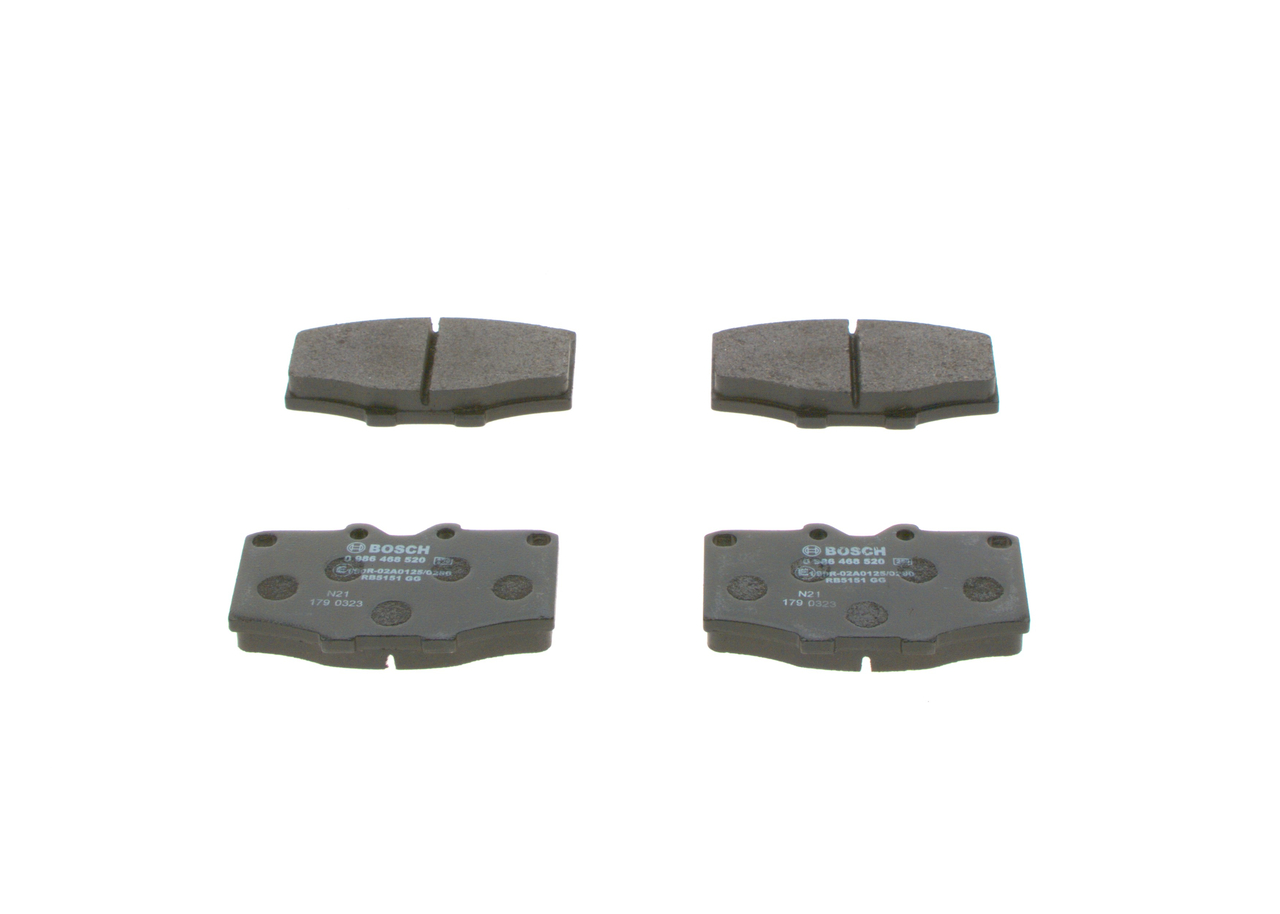 OEM Bremseklosser TOYOTA Hilux III Pick-up _N3_, _N4_ 0446535090, 0446535170, 0446535180 fra BOSCH - spar penger med våre lave priser