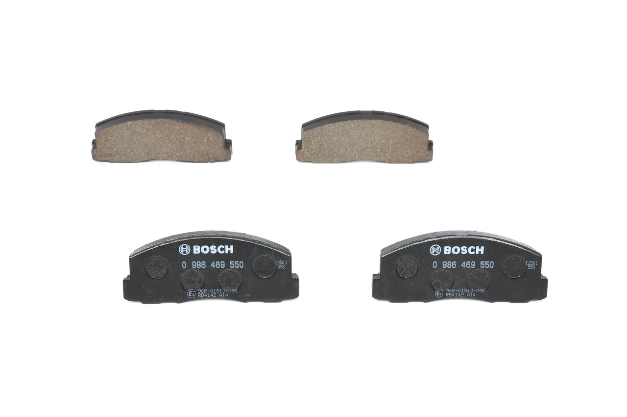 MITSUBISHI Colt I 1984 Brake pad set BOSCH OEM 20955, AY040MT001, MB277192