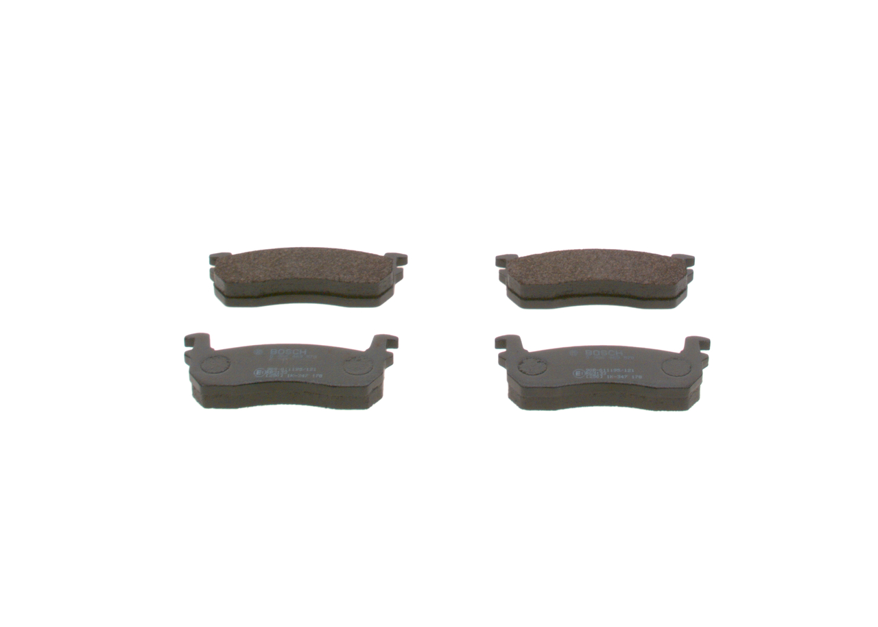 OE NISSAN FIGARO Комплект спирачно феродо, дискови спирачки 20957, 4106001B25, 4106001B26 от BOSCH - намалени цени