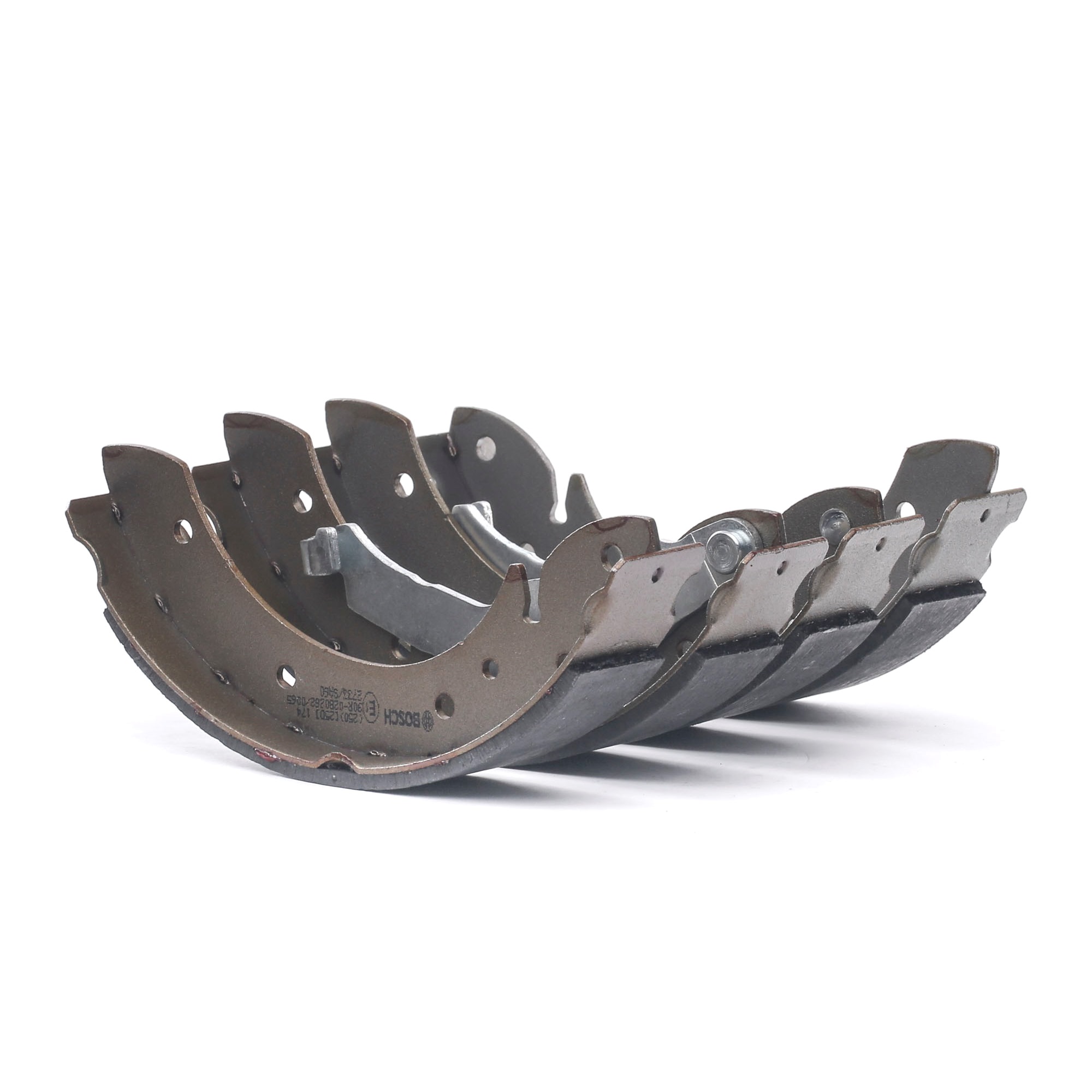 Kjøp BOSCH Bremsesko sett Product No .: 0 986 487 327 for den lave prisen av 434,57 kr