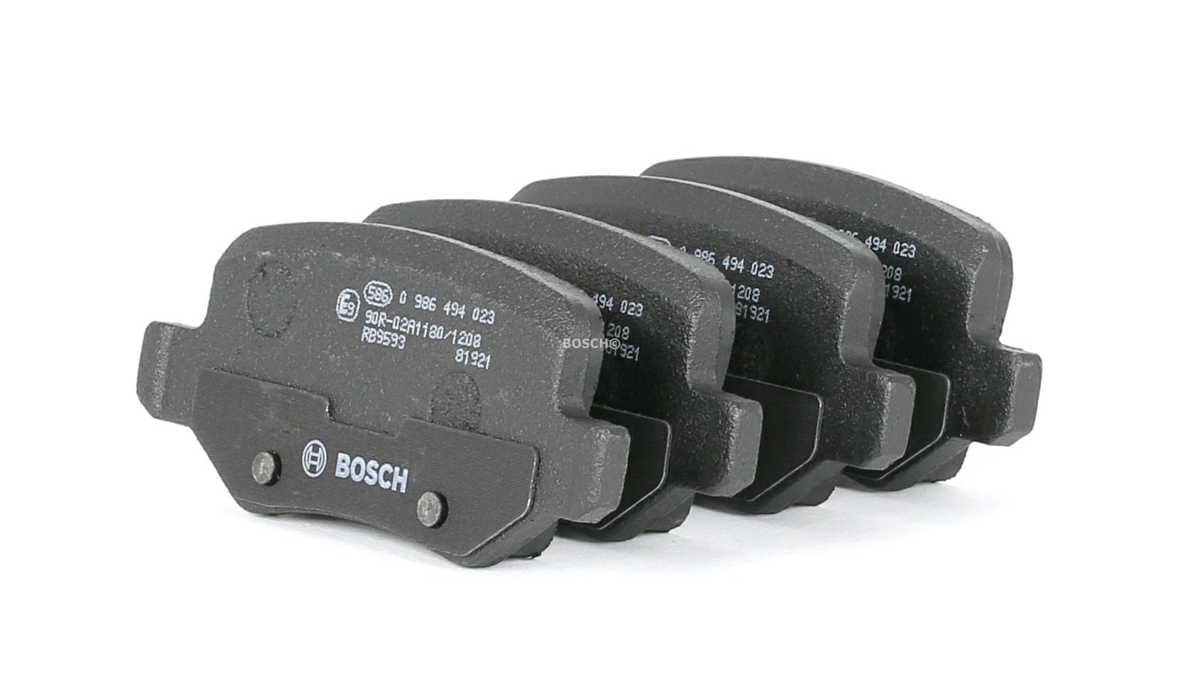 Köp BOSCH Bromsbelägg Produktnummer: 0 986 494 023 till det förmånliga priset av 417,42 kr
