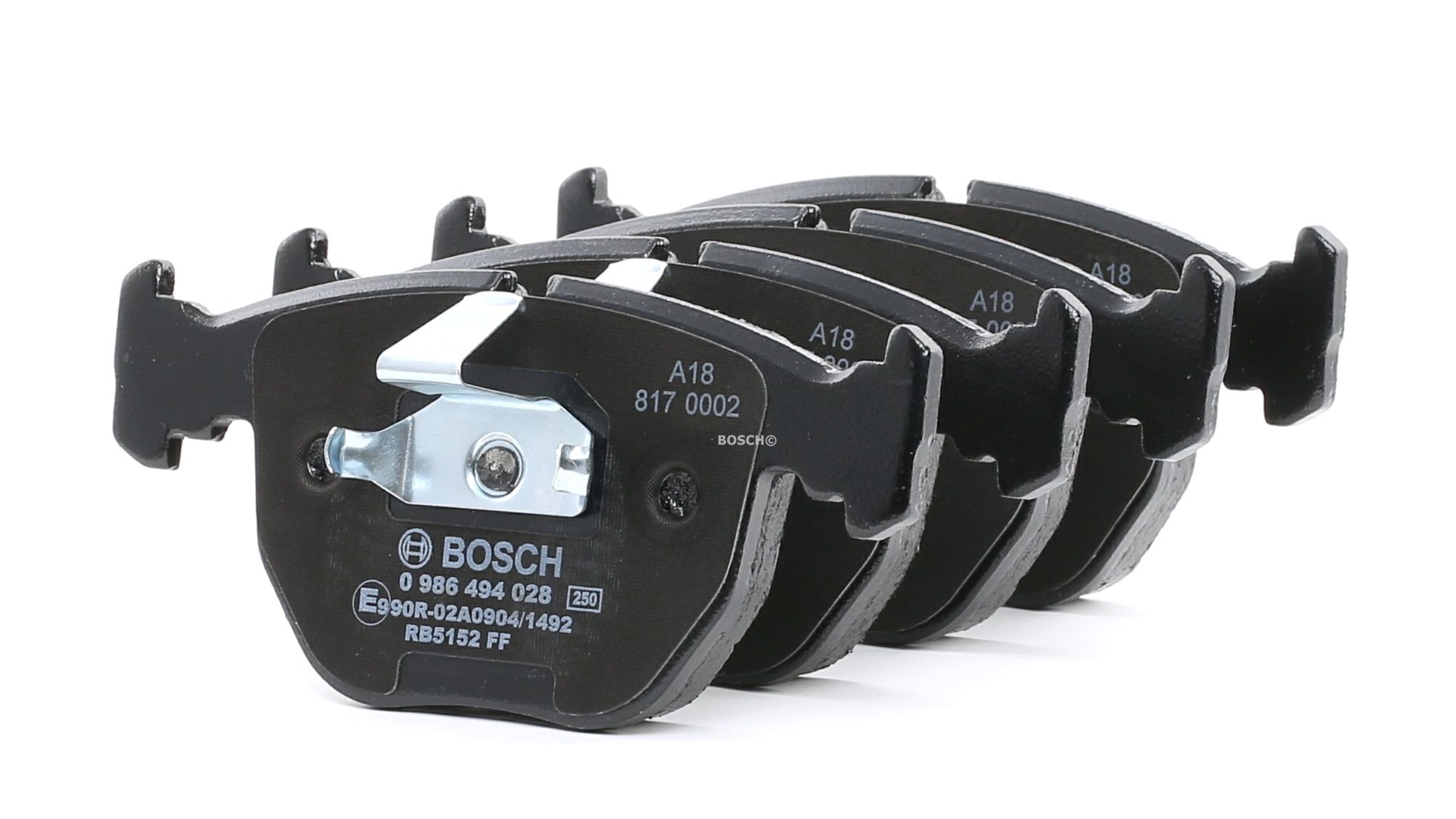 Köp BOSCH Bromsbelägg Produktnummer: 0 986 494 028 till det förmånliga priset av 546,76 kr