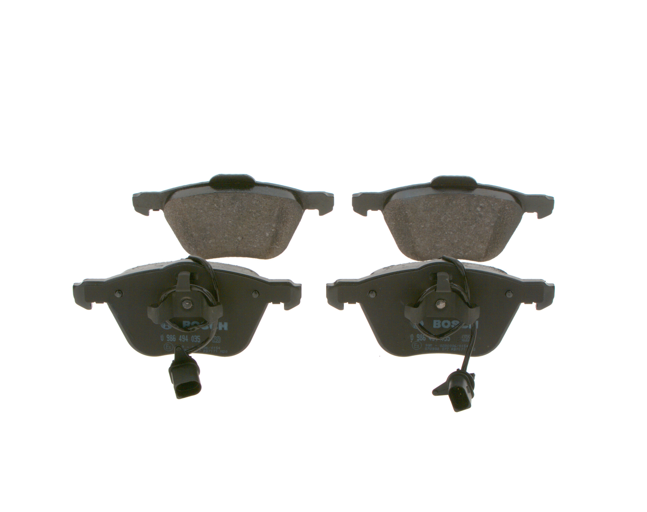 Acquista online Kit pastiglie freni 0 986 494 035 originale a buon mercato, comparabile con i numeri OEM 1M2J2K021BA
