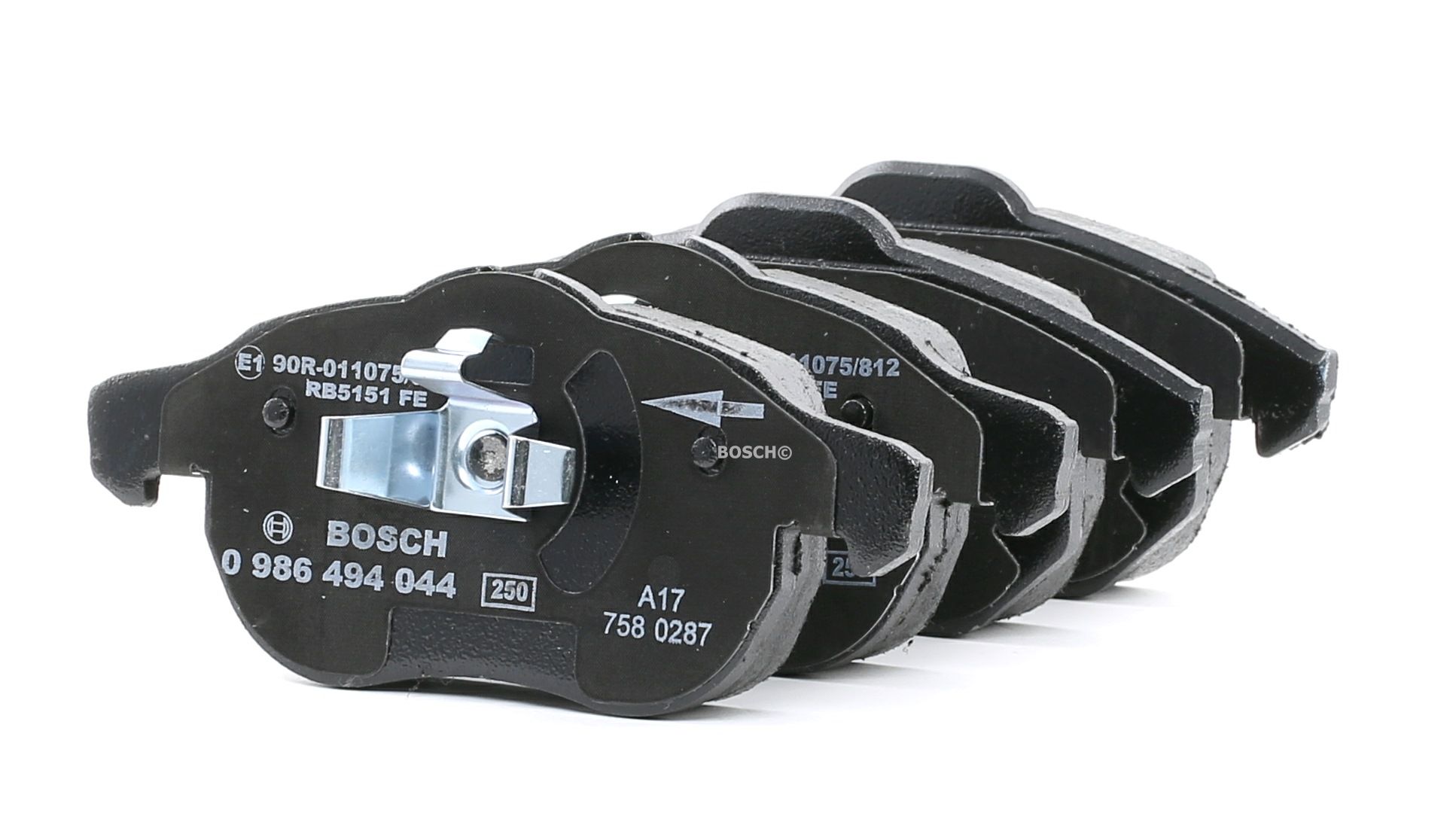 Cumpărați Plăcuțe de frână de la BOSCH Număr produs: 0 986 494 044 la prețul de doar 194,15 lei