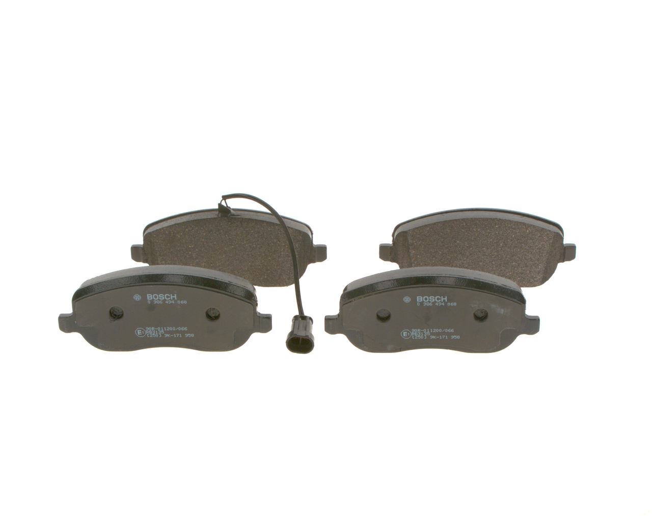 Köp billiga original Bromsbelägg 0 986 494 068 jämförbara med 77363627 OEM nummer på nätet