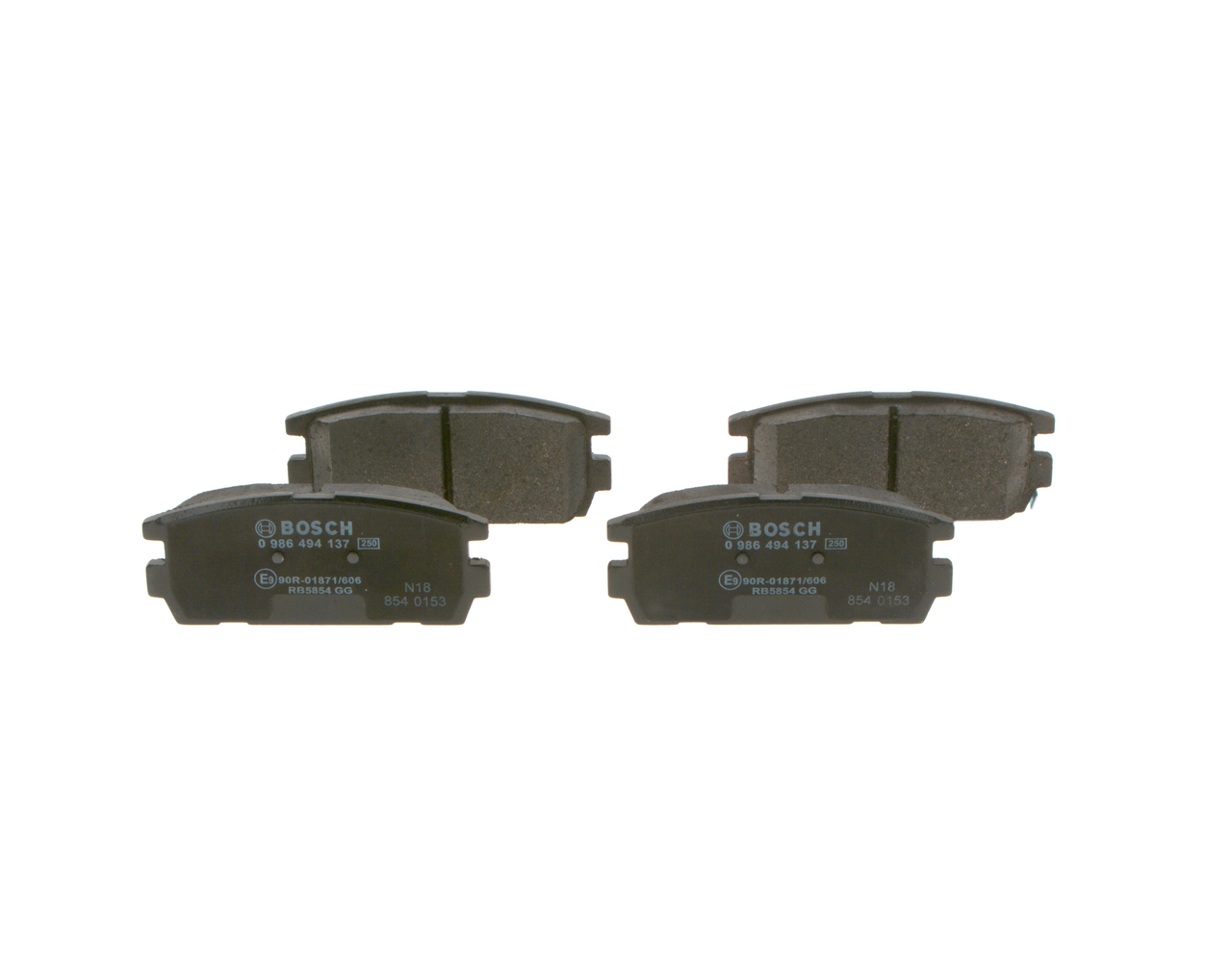 Köp billiga original Bromsbelägg 0 986 494 137 jämförbara med 58302H1A10 OEM nummer på nätet