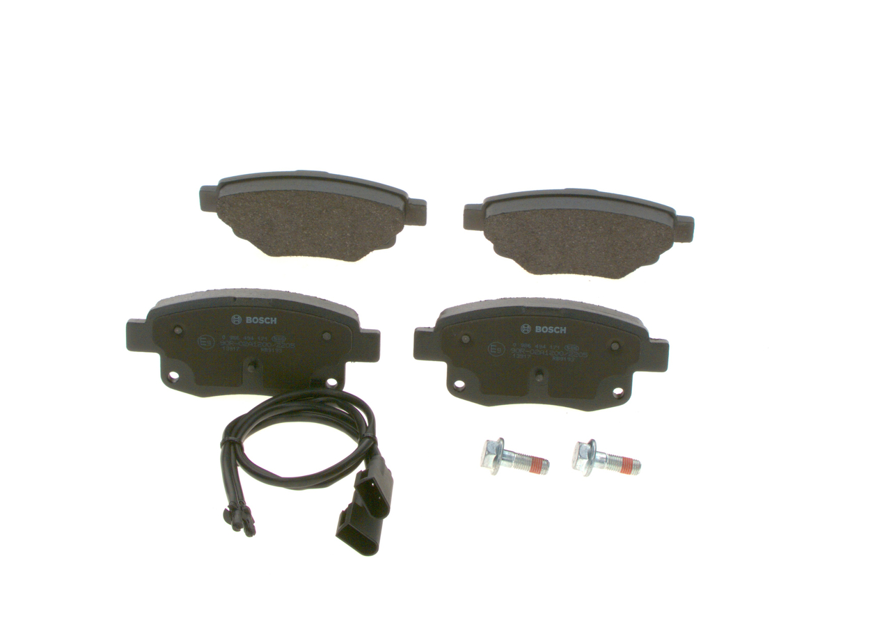 Acquista online Kit pastiglie freni 0 986 494 171 originale a buon mercato, comparabile con i numeri OEM ME6C1J2M008AB